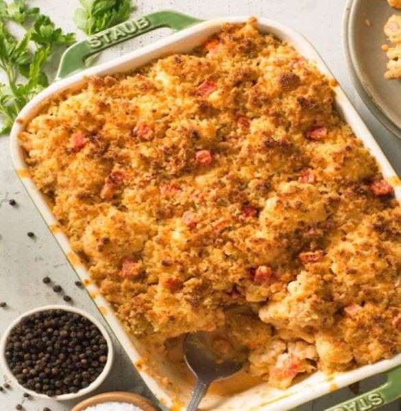 Tomato and Cauliflower Gratin