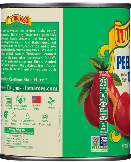 Peeled Plum Tomatoes 28 oz Image:4