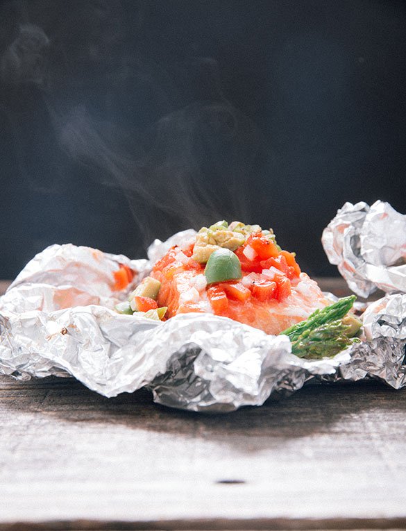 Baked Fish in Foil Packets