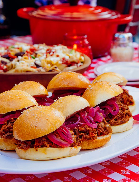 Shredded Beef Sliders