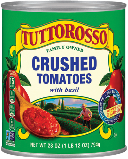 Crushed Tomatoes with basil 28 oz Image:1