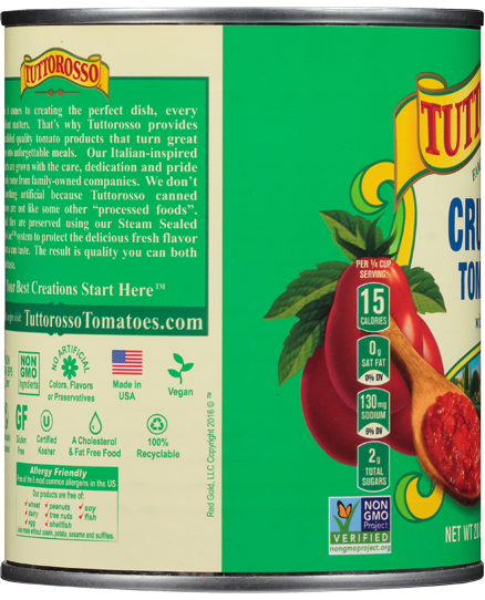 Crushed Tomatoes with basil 28 oz Image:4