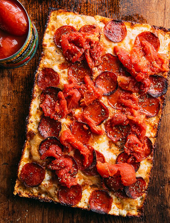 Detroit Style Pizza