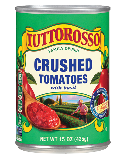 Crushed Tomatoes with basil 15 oz Image:1