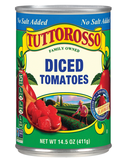 No Salt Added Diced Tomatoes 14.5 oz Image:1