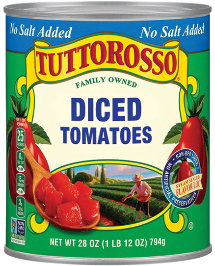 No Salt Added Diced Tomatoes 28 oz Image:1