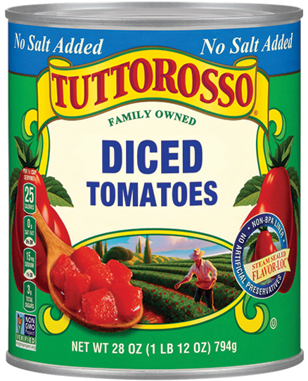 No Salt Added Diced Tomatoes 28 oz