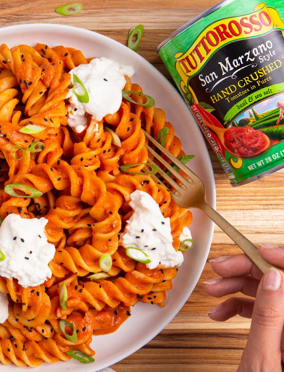 Tomato Gochujang Spicy Fusilli