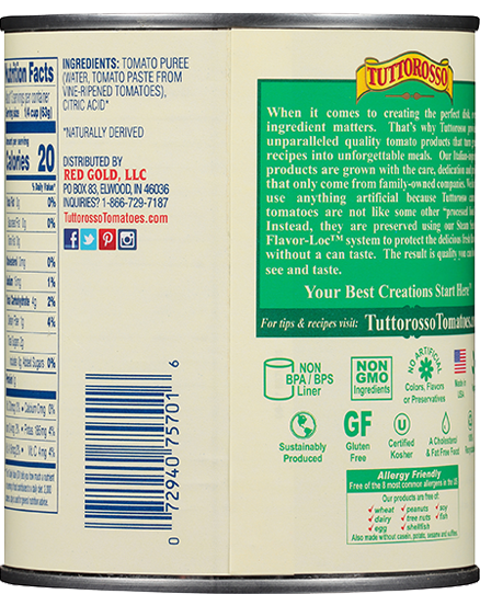Tomato Puree 28 oz Image:2