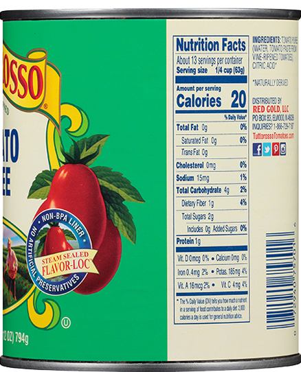 Tomato Puree 28 oz Image:3