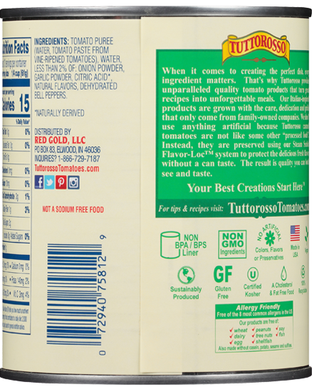 No Salt Added Tomato Sauce 28 oz Image:2