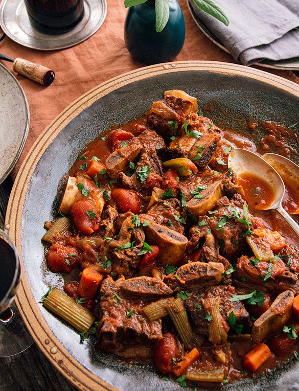Instant Pot Beef Short Ribs Italian Style