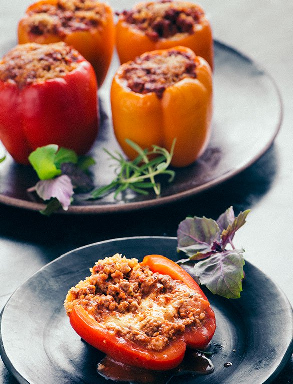 Lasagna Stuffed Peppers