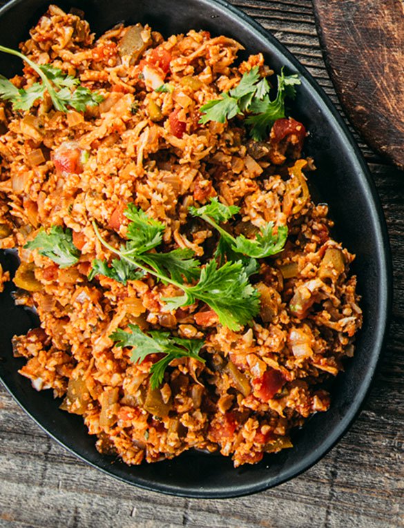 Mexican Cauliflower “Rice”