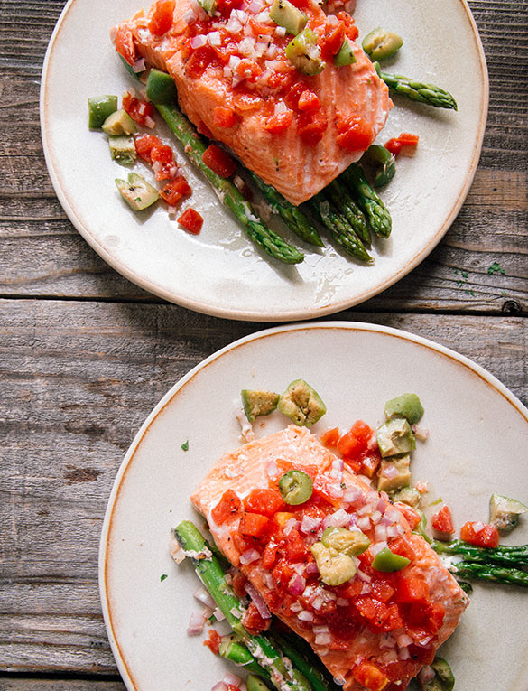 Salmon Filets in Foil Packets