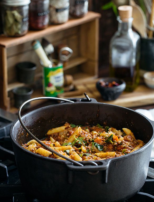Slow Cooker Ragu with Pasta
