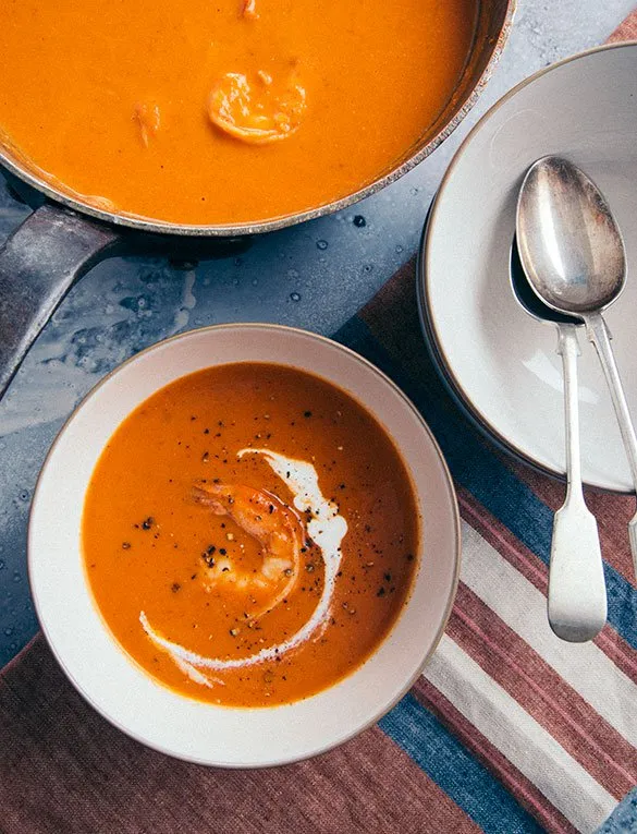 Tomato and Shrimp Bisque