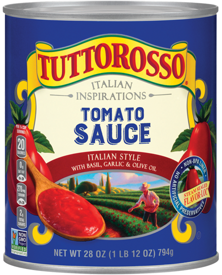 Tomato Sauce Italian Style with Basil, Garlic & Olive Oil 28 oz Image:1