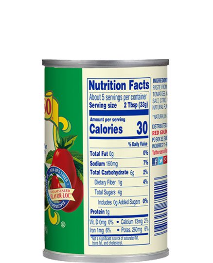 Tomato Paste with Sweet Basil 6 oz Image:3