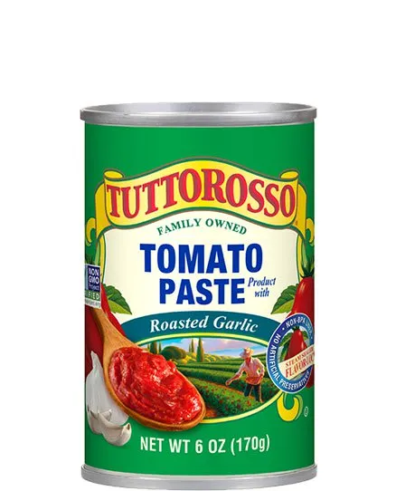 Tomato Paste with Roasted Garlic 6 oz Image:1