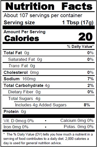 64 oz Tomato Ketchup Made with Sugar Image:2