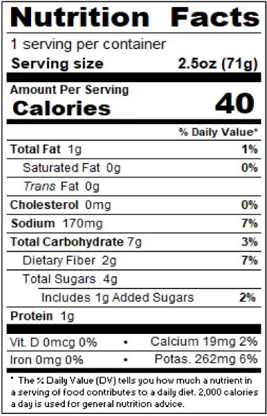 2.5 oz 168ct Red Gold Nutritionally Enhanced Marinara Sauce Image:2