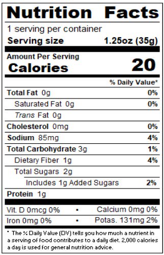 1.25 oz Red Gold Nutritionally Enhanced Marinara Sauce Image:2