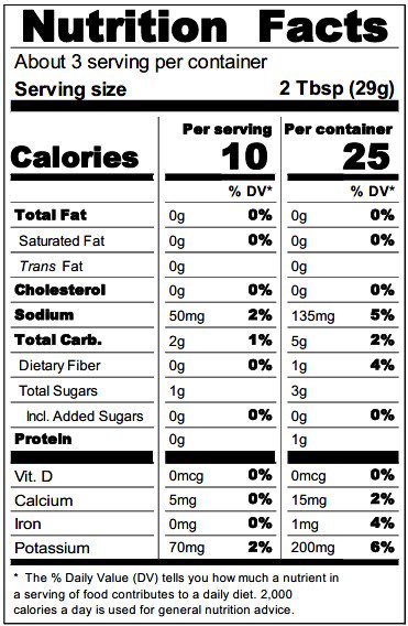 3 oz 168ct Red Gold Nutritionally Enhanced Salsa Image:2