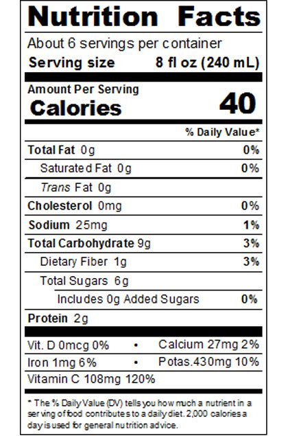 46 oz Red Gold No Salt Added Tomato Juice Image:2
