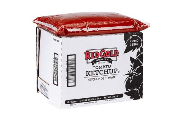 1.5 gal Pouch Red Gold Fancy Tomato Ketchup