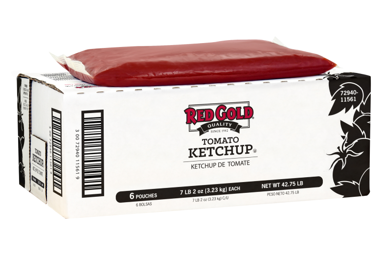 114 oz Pouch Red Gold Fancy Tomato Ketchup Image:1
