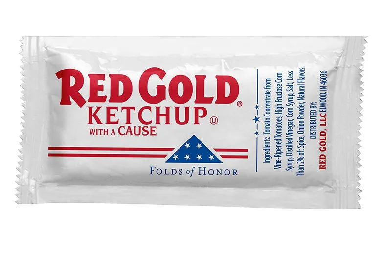 9 gr 1000 ct Red Gold Fancy Tomato Ketchup Image:1