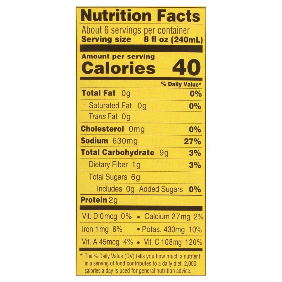 Fresh Squeezed Canned Tomato Juice 46 oz Image:4
