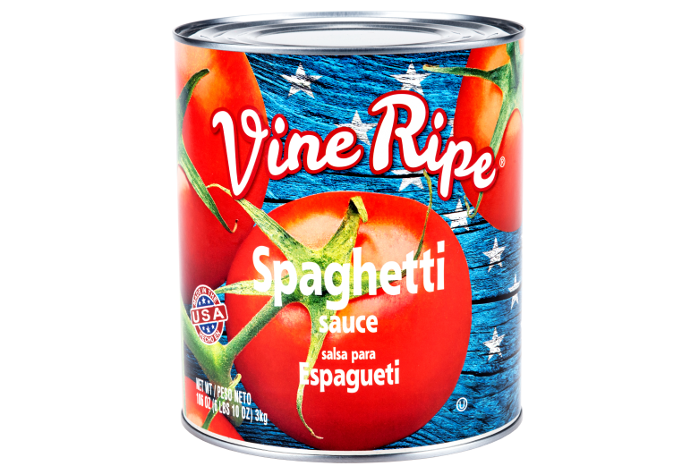 Vine Ripe Low Sodium Spaghetti Sauce #10 Cans | Red Gold Tomatoes