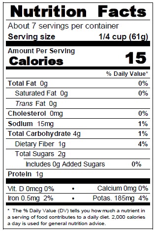 No Salt Added Crushed Tomatoes with Basil 15 oz. Image:4