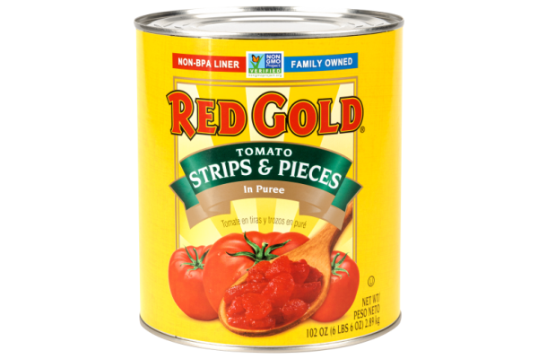 #10 Red Gold Tomato Strips &  Pieces in Puree