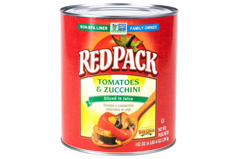 #10 Redpack Zucchini & Stewed Tomatoes Image:1