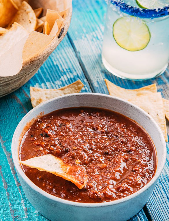 Roasted Tomato and Chipotle Salsa (Papalote)