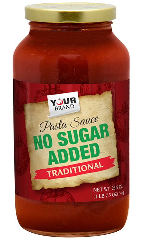 23.5 oz No Sugar Added Traditional Pasta Sauce