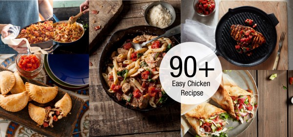 90+ Easy Chicken Recipes! (Apps, Lunch & Dinner Options)