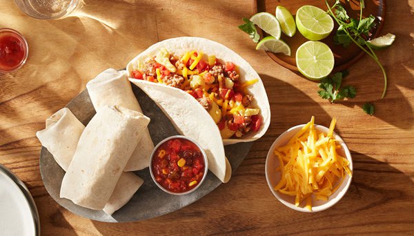 Breakfast Burritos with Potatoes