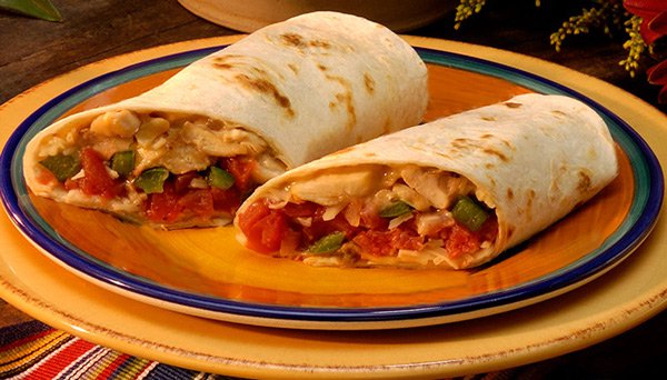 Spicy Chicken Tortilla Wraps