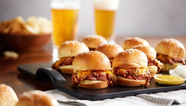 Chili Cheese Dog Sliders