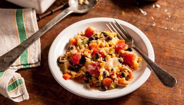 Easy Chicken, Rice & Tomatoes