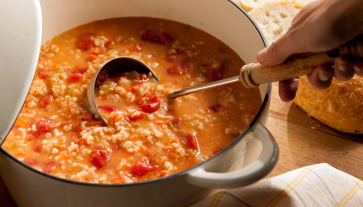Creamy Tomato Rice Soup Image:2