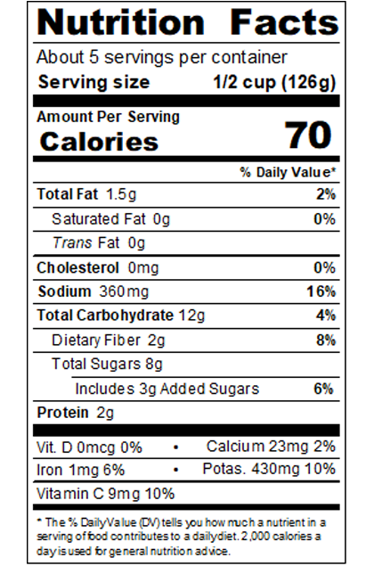23.5 oz Heart Healthy Traditional Pasta Sauce – P Style Image:2