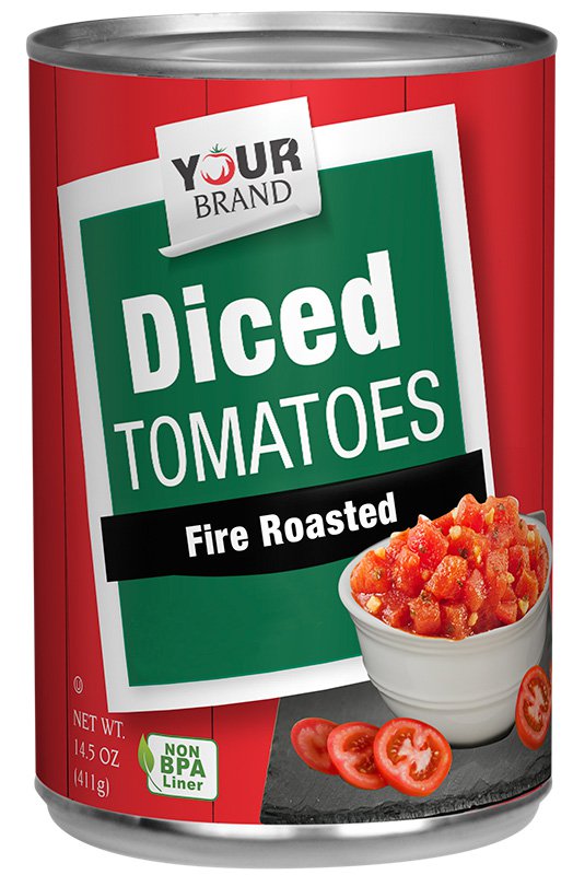 14.5 oz Fire Roasted Diced Tomatoes