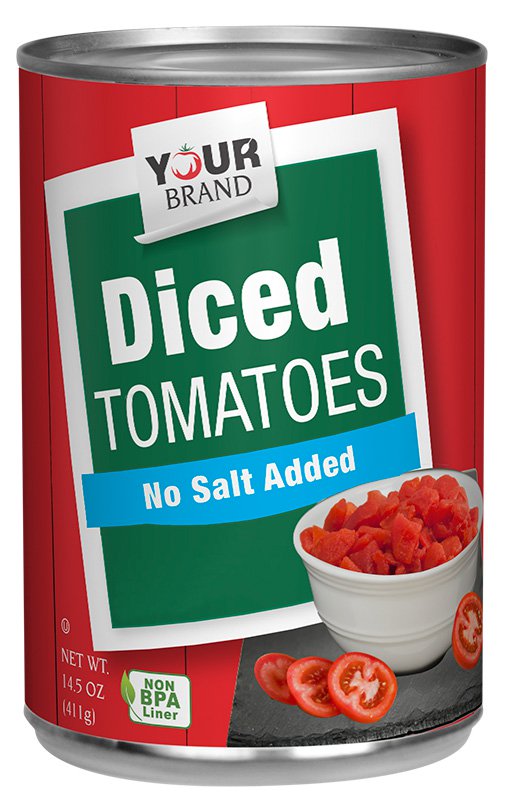 14.5 oz No Salt Added Diced Tomatoes