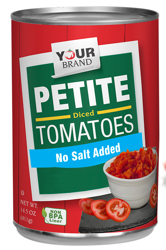 14.5 oz No Salt Added Petite Diced Tomatoes