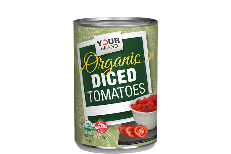 14.5 oz Organic Diced Tomatoes Image:1